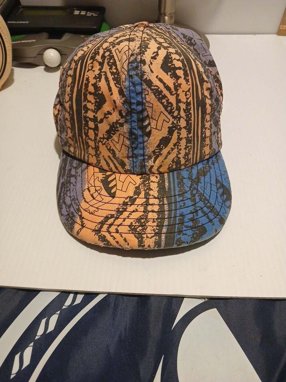 Vintage 90s Abstract Pattern Snapback Hat